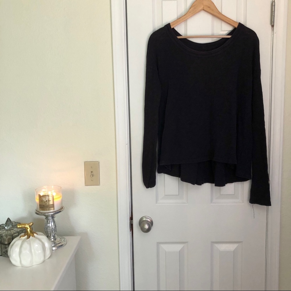 Black Free People long sleeved top